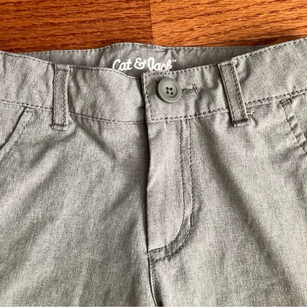 Cat & Jack Casual Cotton Khaki Light Heather Gray Shorts Toddler Boy’s size 5 - Picture 2 of 7